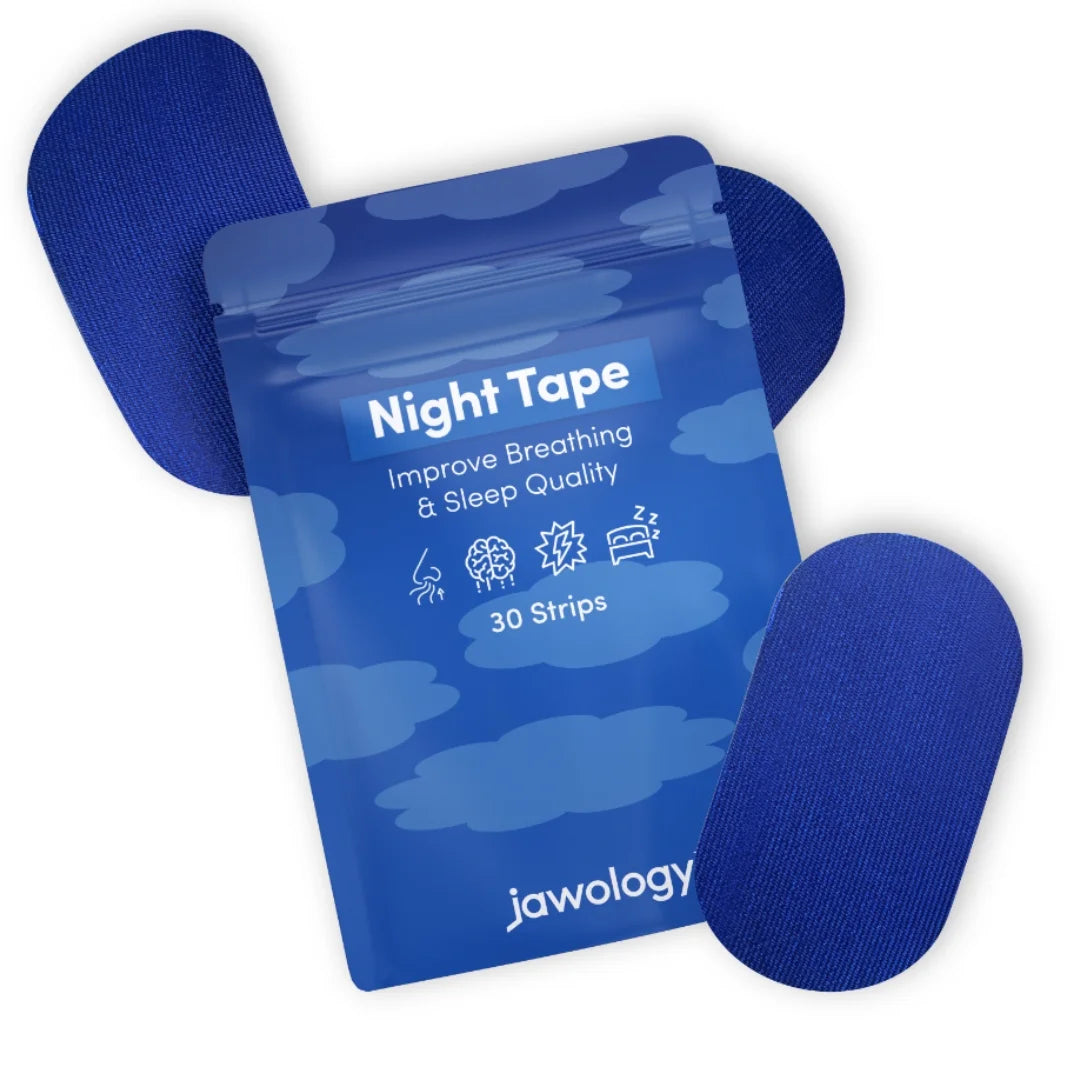 Mouth Tape - ™ Night Tape (30 Pack) - Sleep Strips for Snoring, Cactus Silk, Hair Friendly